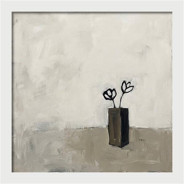 Minimalist Flower Vase Composition
