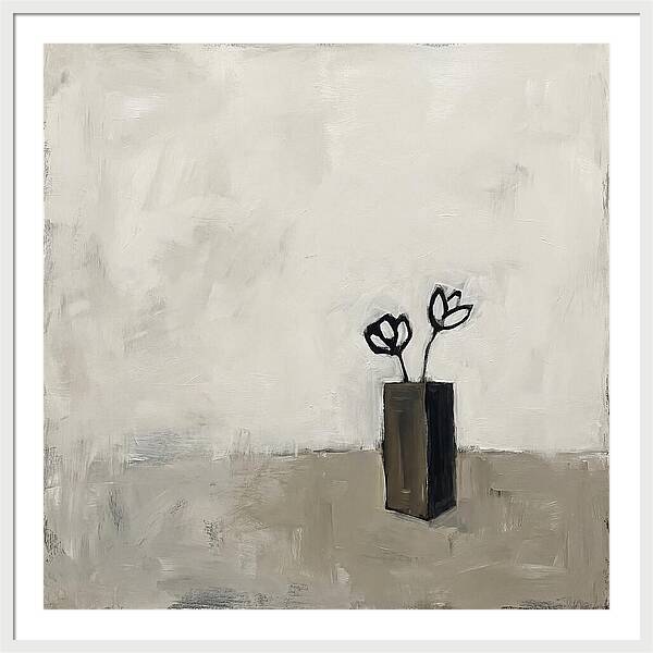 Minimalist Flower Vase Composition