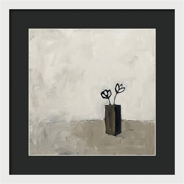 Minimalist Flower Vase Composition