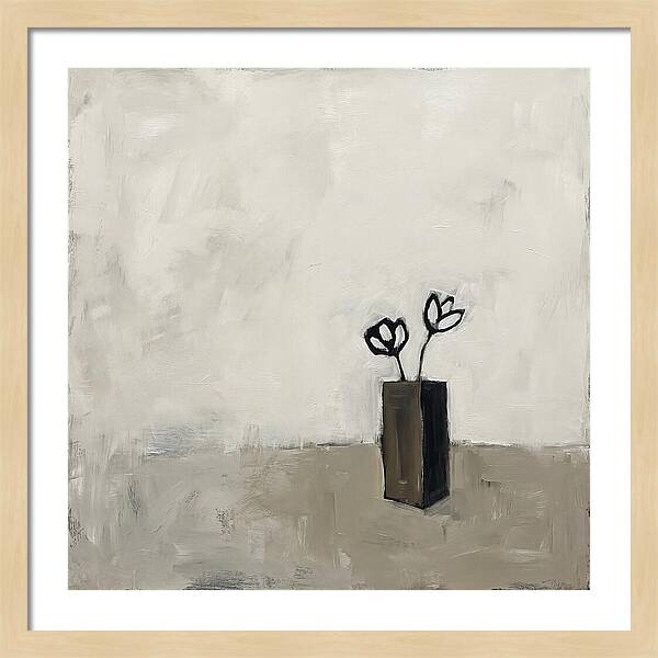 Minimalist Flower Vase Composition