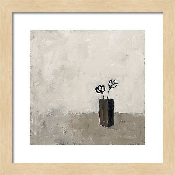 Minimalist Flower Vase Composition