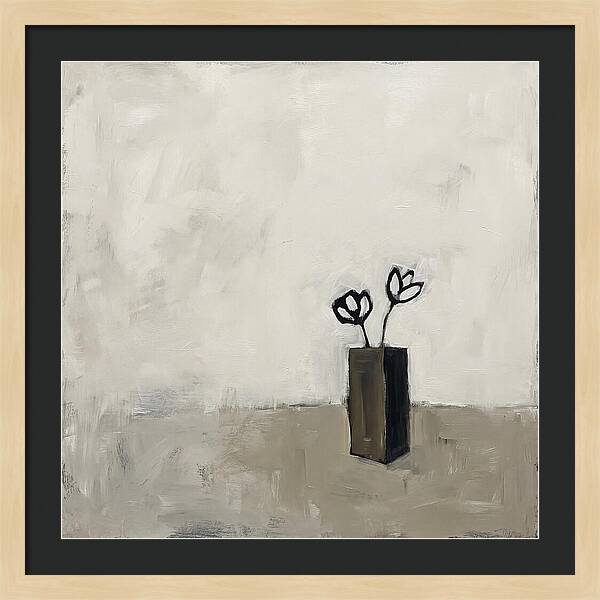 Minimalist Flower Vase Composition