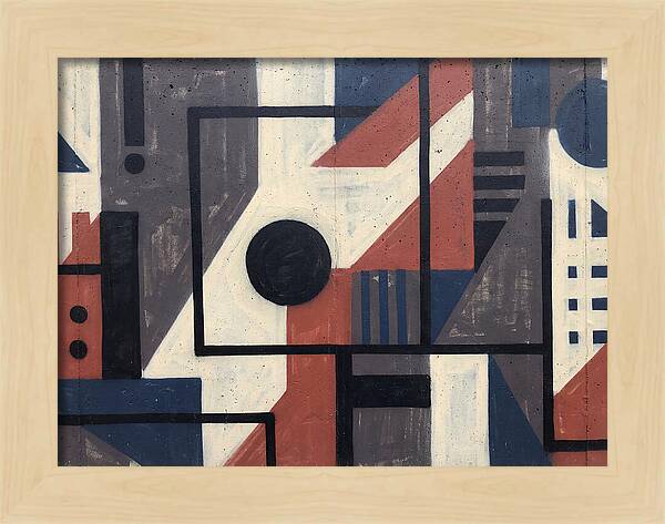Minimalist Geometric Street Art