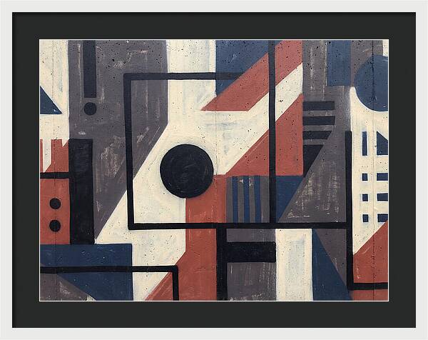 Minimalist Geometric Street Art