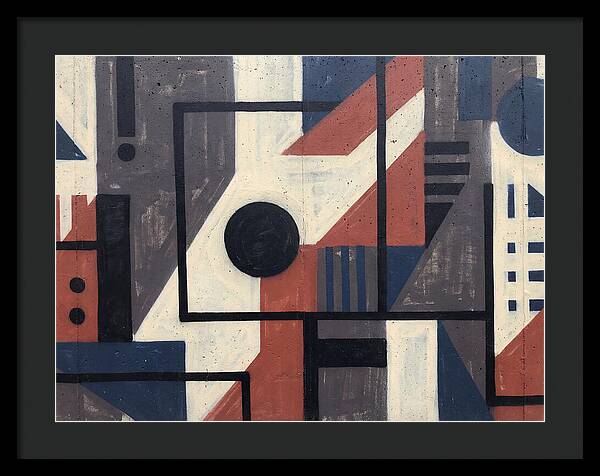 Minimalist Geometric Street Art