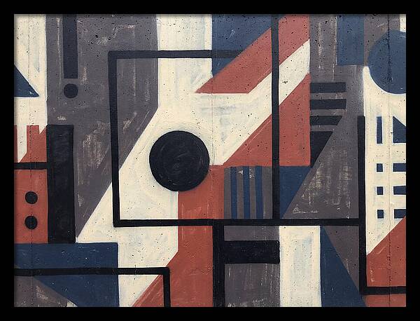 Minimalist Geometric Street Art