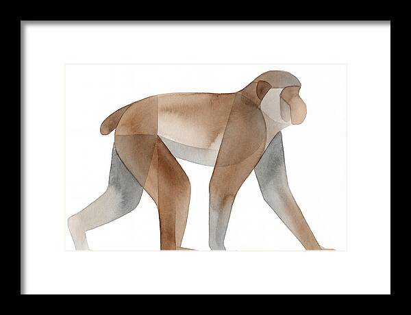 Minimalist Monkey Illustration