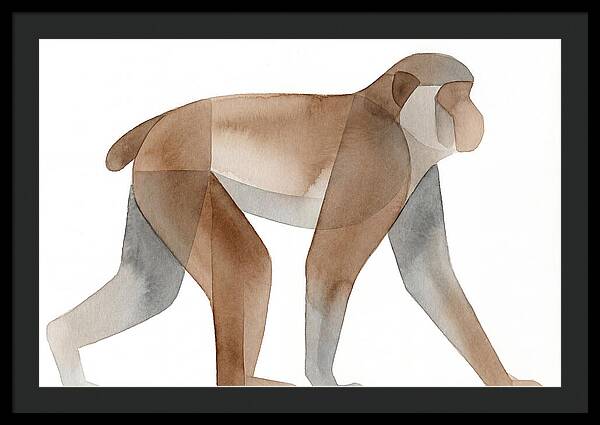 Minimalist Monkey Illustration