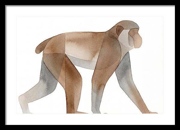 Minimalist Monkey Illustration