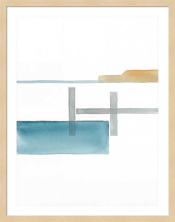 Minimalist Pier Landscape