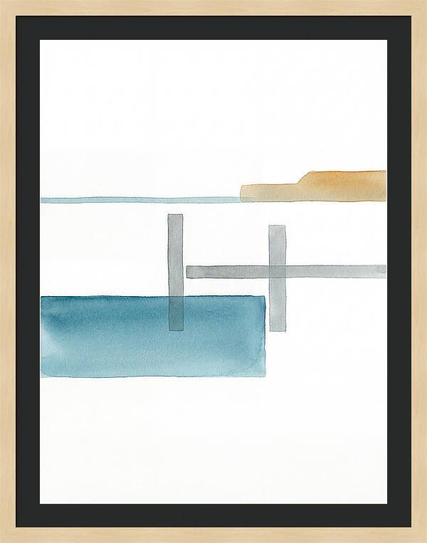 Minimalist Pier Landscape