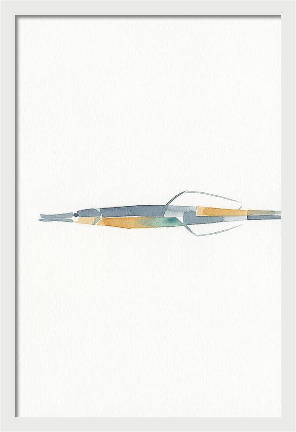 Minimalist Pipefish Illustration