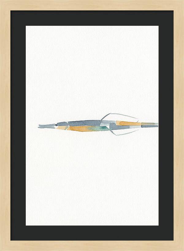 Minimalist Pipefish Illustration