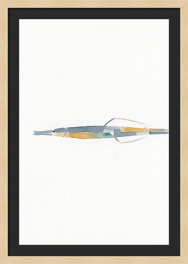 Minimalist Pipefish Illustration