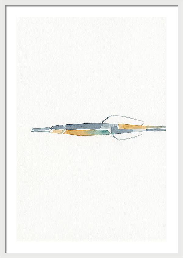 Minimalist Pipefish Illustration