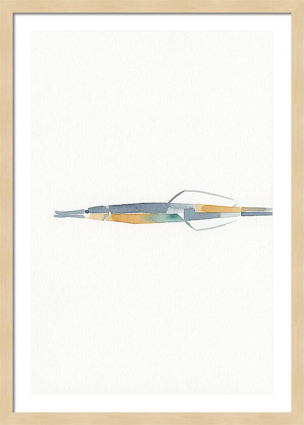 Minimalist Pipefish Illustration