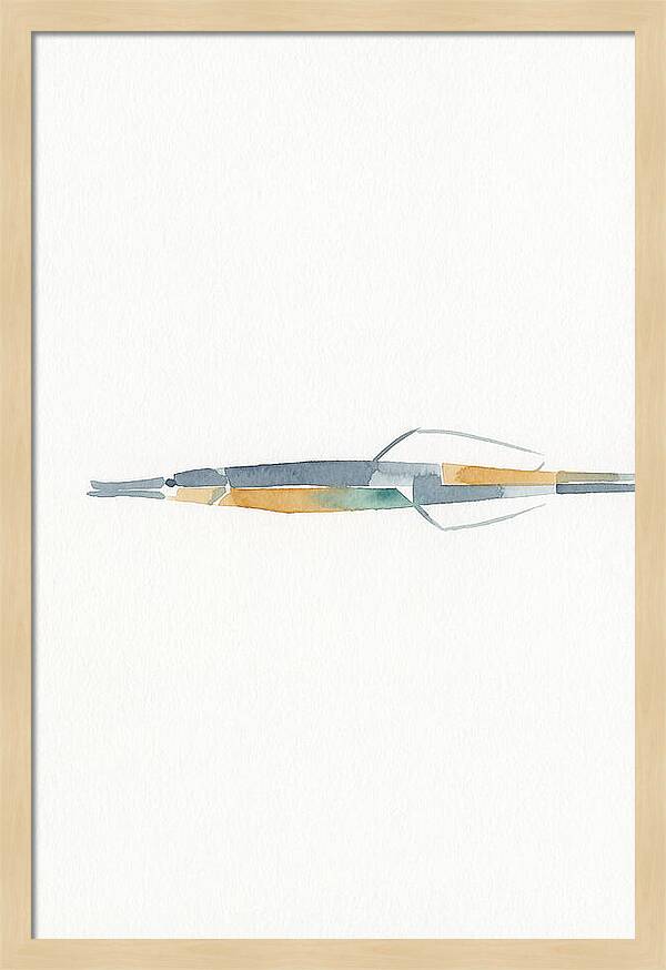 Minimalist Pipefish Illustration