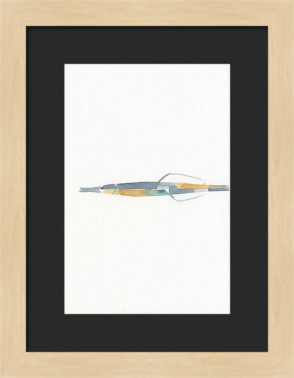 Minimalist Pipefish Illustration