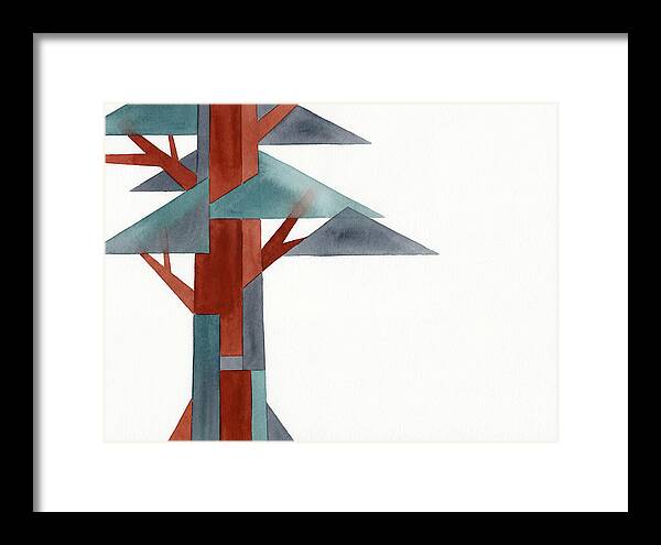 Minimalist Redwood Tree