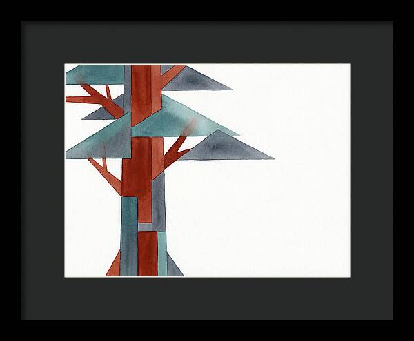 Minimalist Redwood Tree