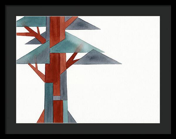 Minimalist Redwood Tree