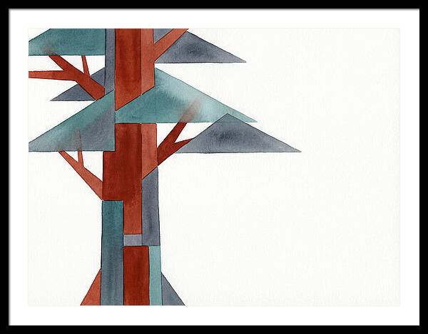 Minimalist Redwood Tree