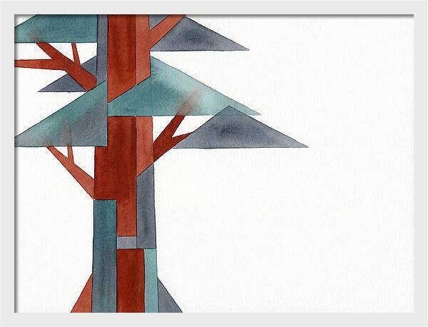 Minimalist Redwood Tree