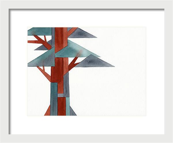 Minimalist Redwood Tree