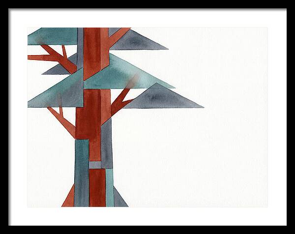Minimalist Redwood Tree