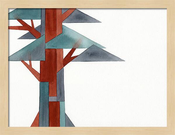 Minimalist Redwood Tree