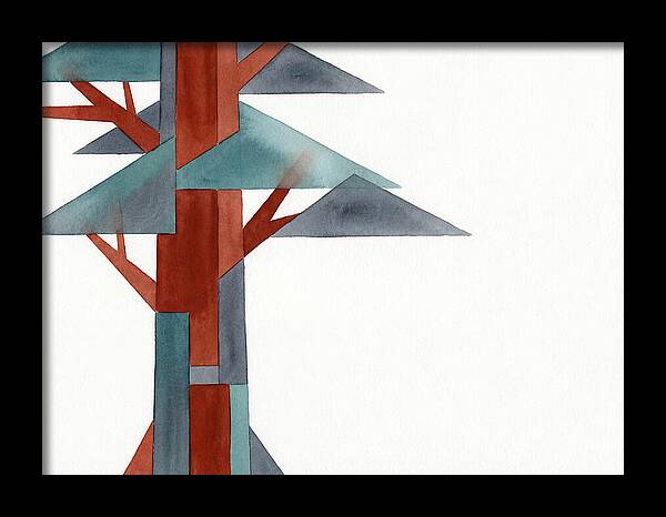 Minimalist Redwood Tree