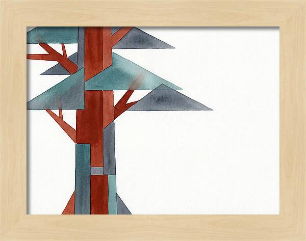 Minimalist Redwood Tree