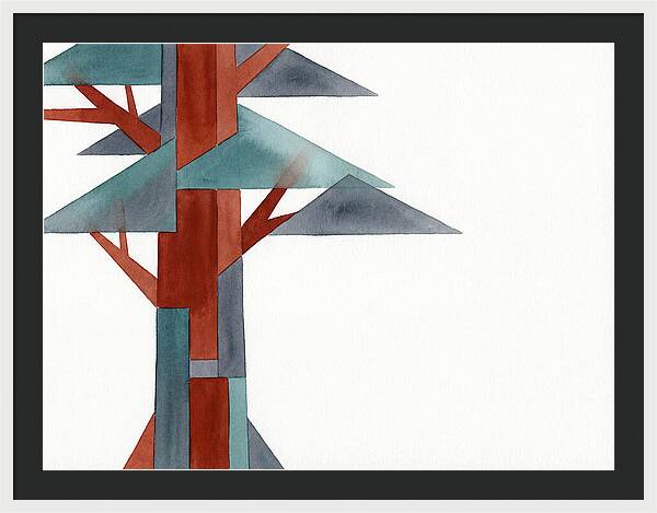 Minimalist Redwood Tree