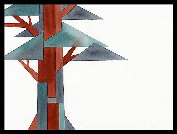 Minimalist Redwood Tree