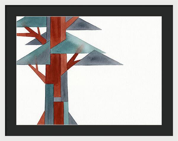 Minimalist Redwood Tree