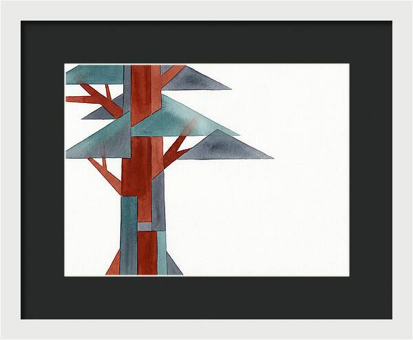 Minimalist Redwood Tree