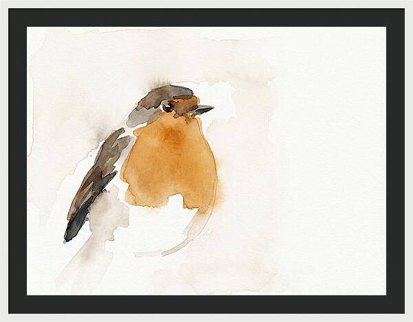 Minimalist Robin Portrait