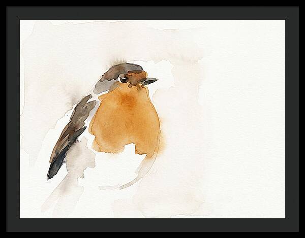 Minimalist Robin Portrait