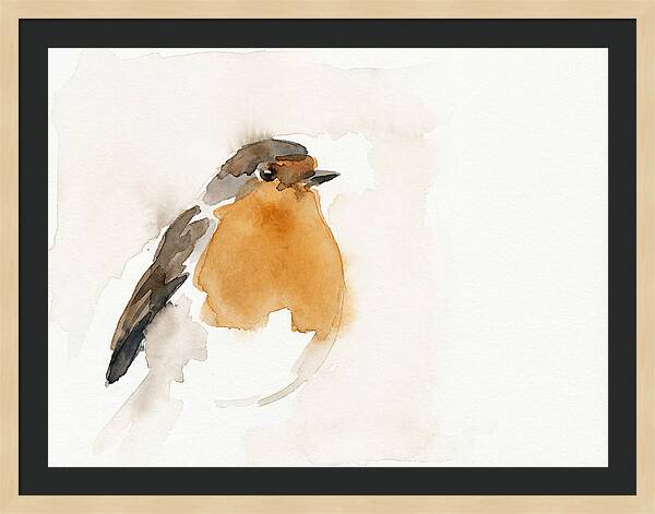Minimalist Robin Portrait