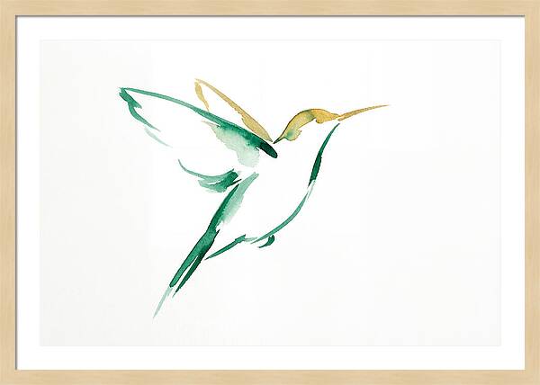 Minimalist Sunbird Elegance
