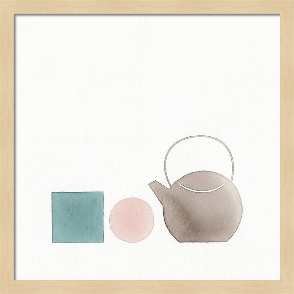 Minimalist Tea Set Composition