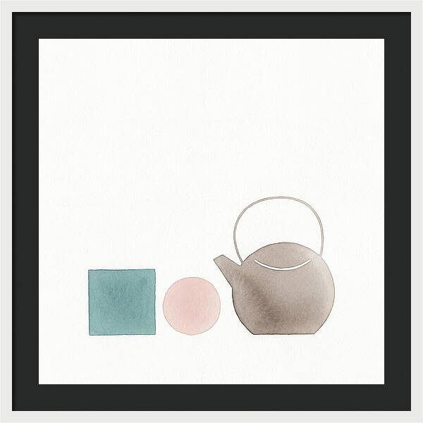 Minimalist Tea Set Composition