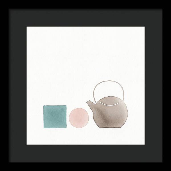Minimalist Tea Set Composition