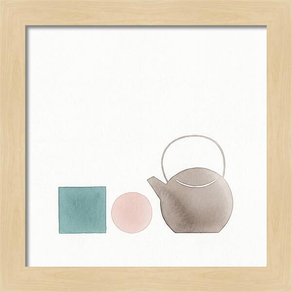 Minimalist Tea Set Composition