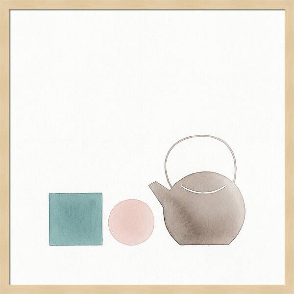 Minimalist Tea Set Composition
