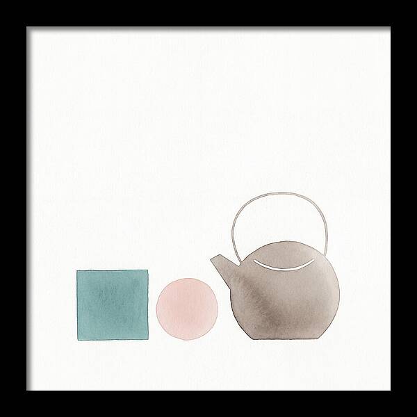 Minimalist Tea Set Composition