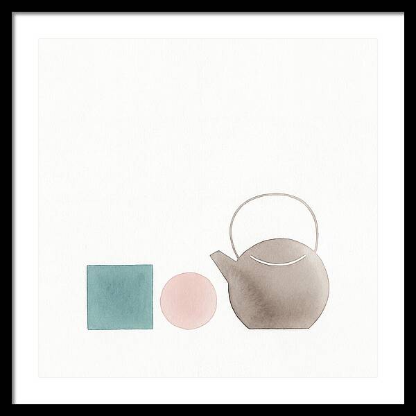 Minimalist Tea Set Composition