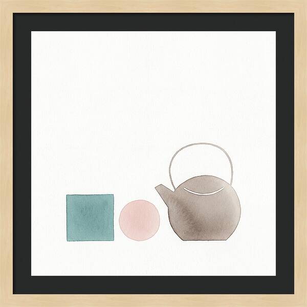 Minimalist Tea Set Composition
