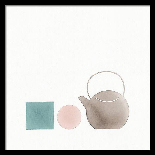 Minimalist Tea Set Composition