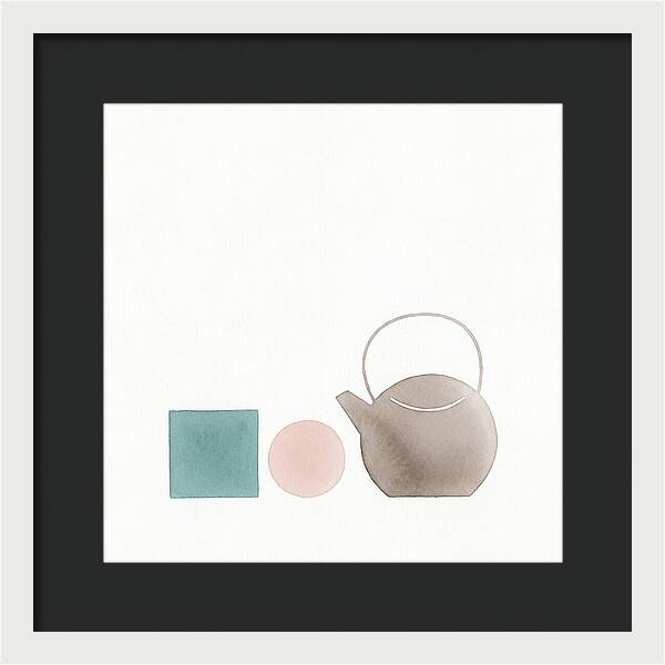 Minimalist Tea Set Composition